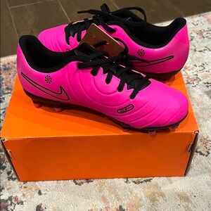 New in Box Nike Bright Pink Football Boots